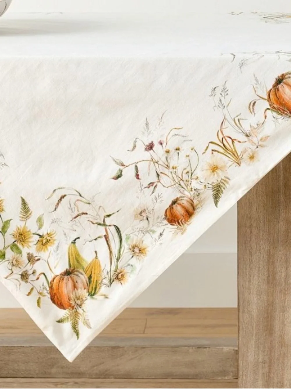 NWT Pottery Barn Bedford Harvest Cotton/Linen Table Throw